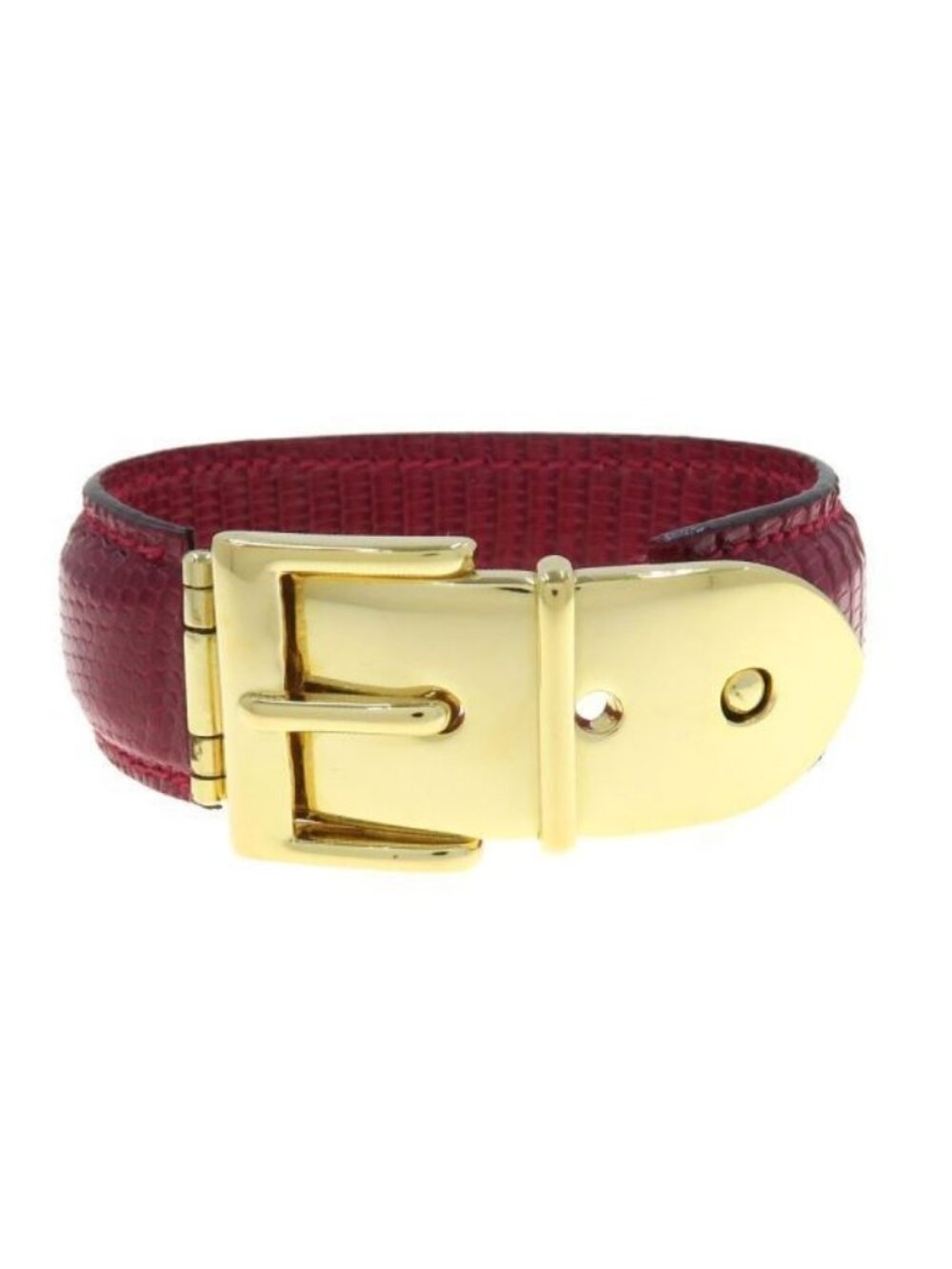 Gucci Leather Bracelet Gold